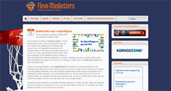 Desktop Screenshot of flevomusketiers.nl